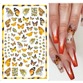 Leaves Flower Art Nail Sticker