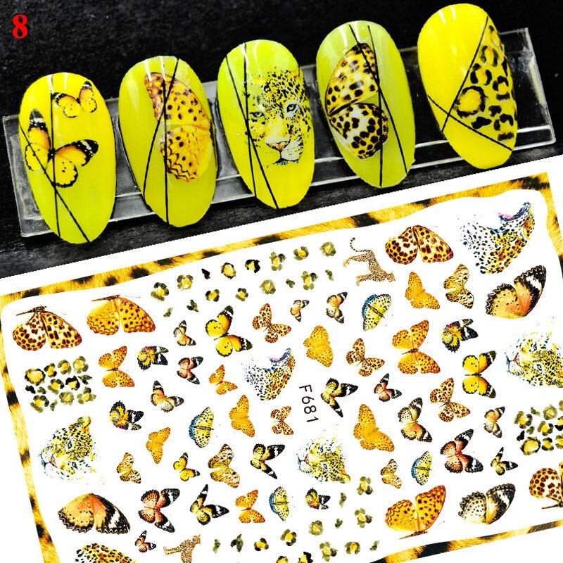Leaves Flower Art Nail Sticker