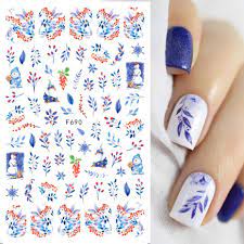 Leaves Flower Art Nail Sticker