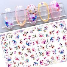 Flower Nail Sticker F728