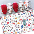 Flower Nail Sticker F731