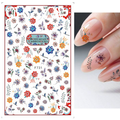 Leaves Flower Art Nail Sticker