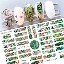 Leaves Flower Art Nail Sticker