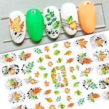 Leaves Flower Art Nail Sticker