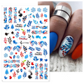 Leaves Flower Art Nail Sticker