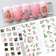 Leaves Flower Art Nail Sticker