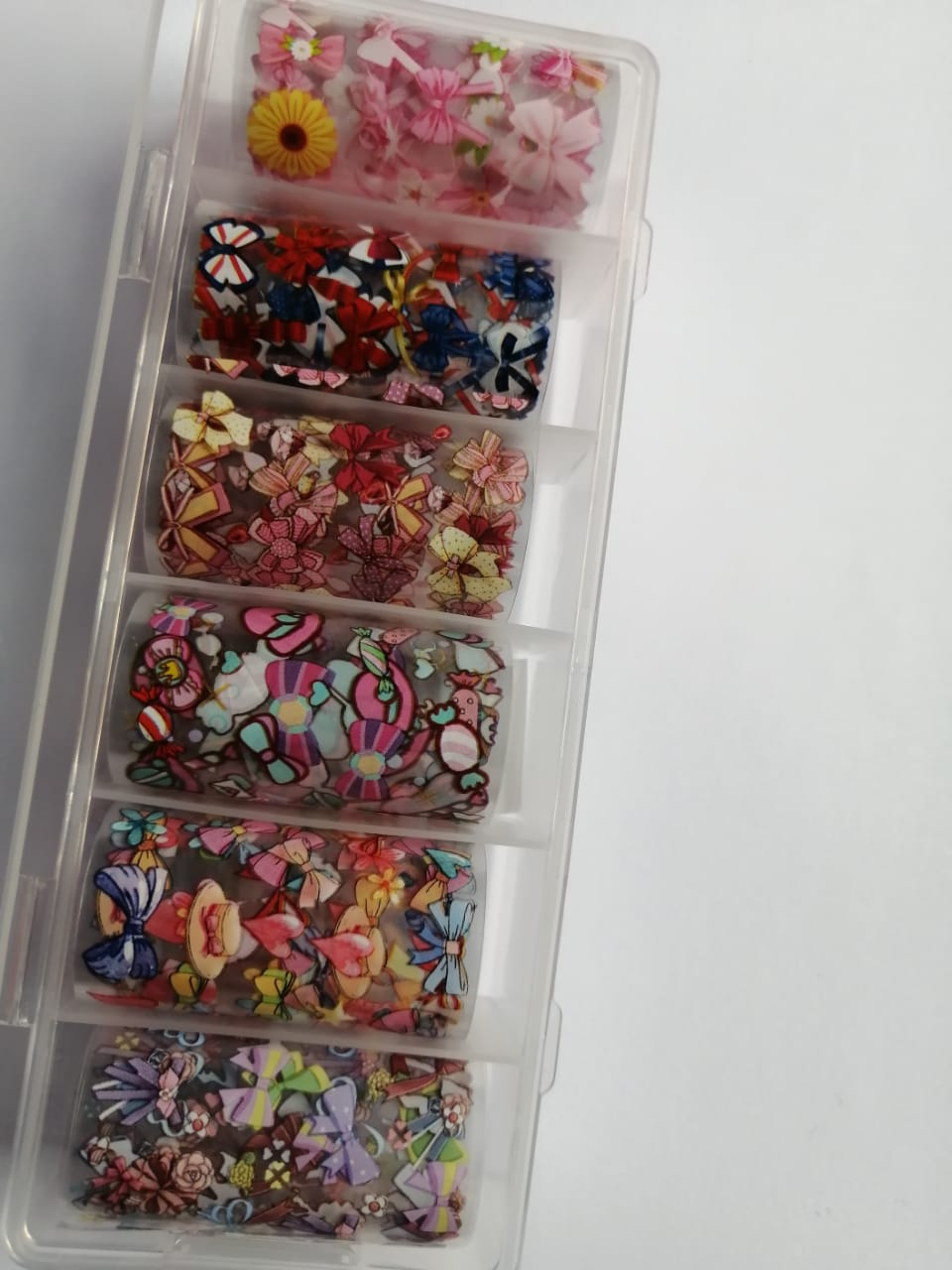 Flower Nail Art 6pcs Foil Set