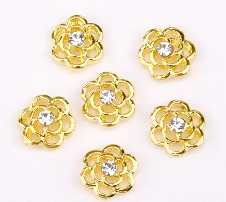 Flower Charms Nail Art Decoration 2pcs