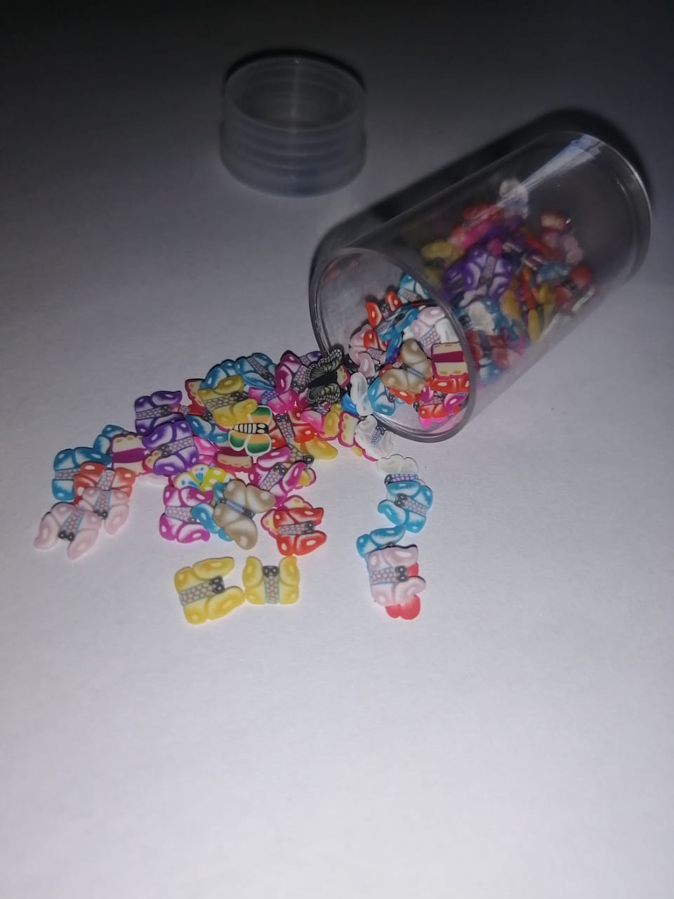 Fimo Polymer Nail Art - FM008 - FIMO JARS, BUTTERFLY