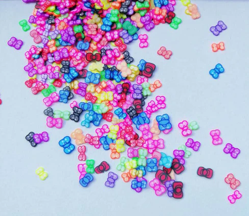 Fimo Polymer Nail Art - FM009 - FIMO JARS, BOWS