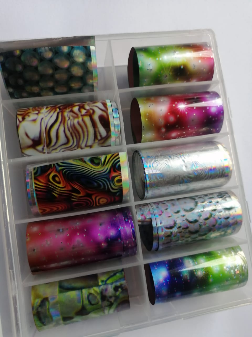 Galaxy Marble Nail Art Foil Set Box