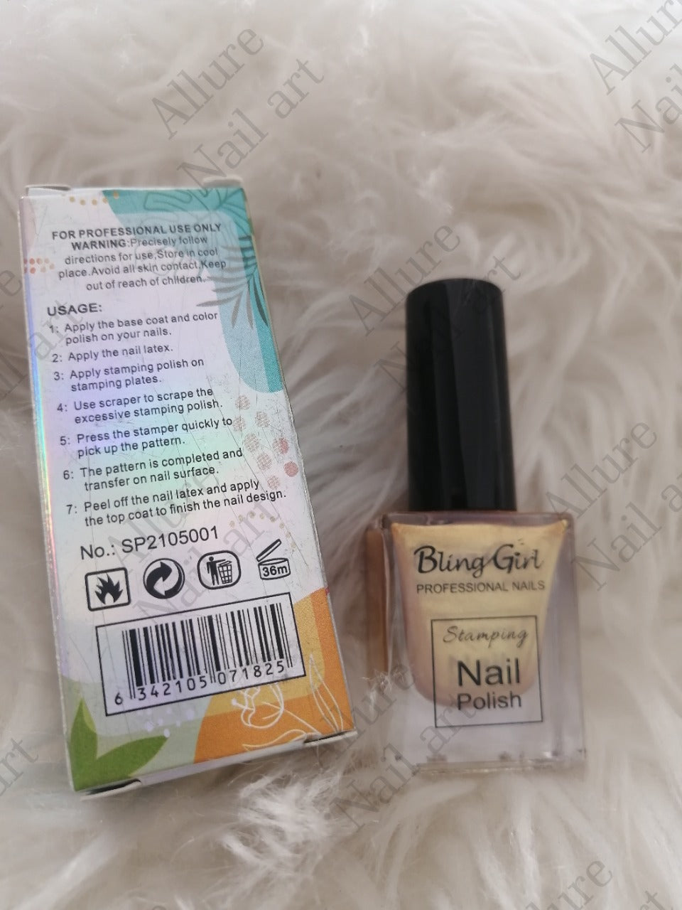 Bling Girl Gold Stamping polish (non-uv)