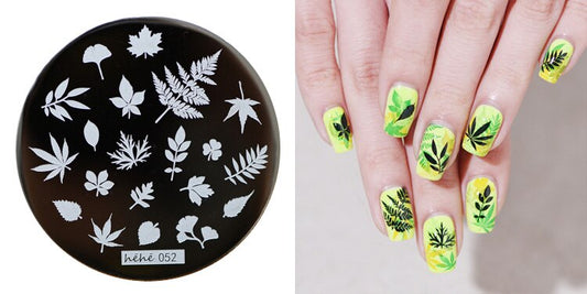 HeHe Leaves Stamping Plate - 52