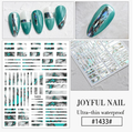Abstract Marble Nail Art Sticker