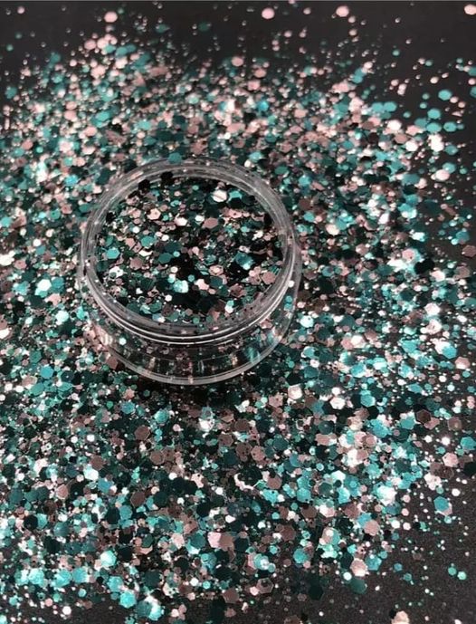 Gemerald Rose Gold Chunky Glitter