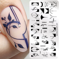 Nicole Diary Abstract Flower Stamping Plate ND237