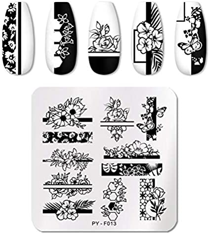 PYF013 Leaves Plants Flower Stamping Plate