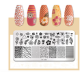PYJ023 Leaves Flower Plant Leoprint Stamping Plate