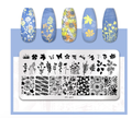 PYJ017 Leaves Flower Plant Stamping Plate