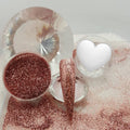 Metallic Rose Gold Glitter