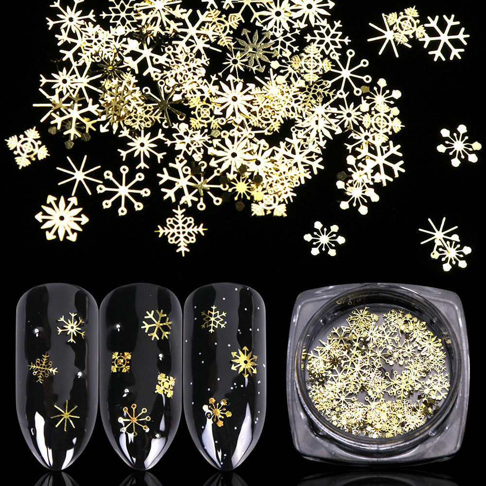 Christmas Snowflake Nail Art Decoration