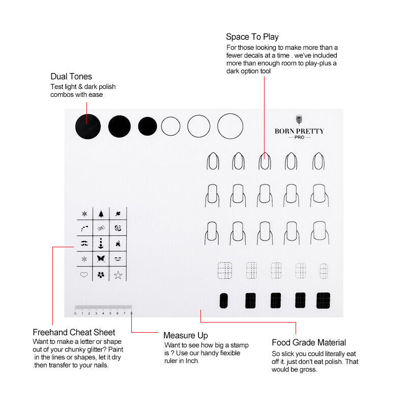 Born Pretty Silicone Stamping Mat