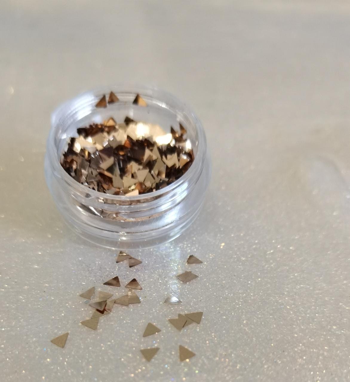 Triangle Sequin Jars