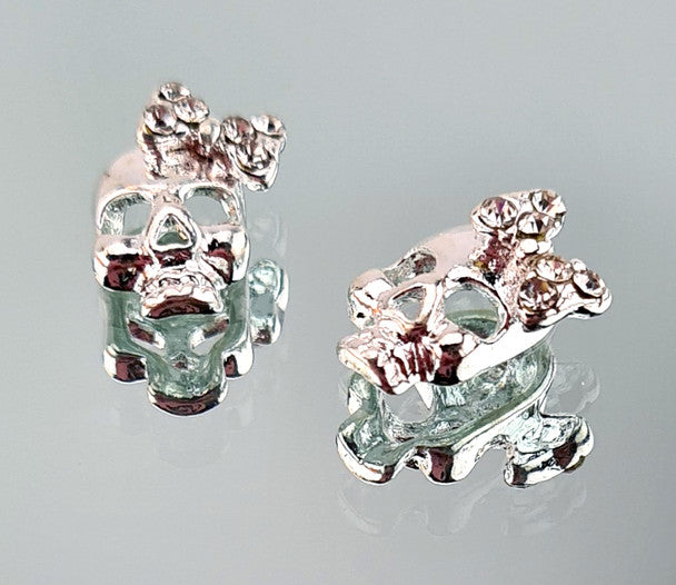 SK01-02 - Skull Rhinestones Charms Nail Art Decoration