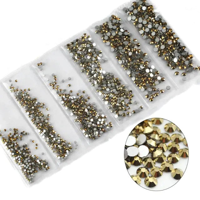 Rhinestones Pack Bronze