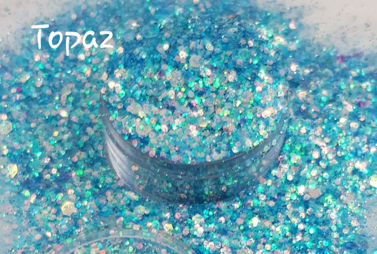 Chunky Topaz Glitter