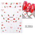 Flower 5D Embos Nail Art Sticker