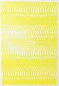 Yellow Animal Snake Skin Nail Sticker